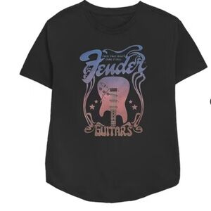Fender Black and Blue Graphic Tee